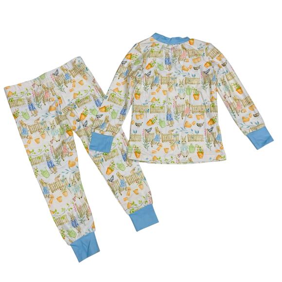 NWT My Three Sons Size 2 Funny Bunny 2 Piece PJs - Picture 2 of 4